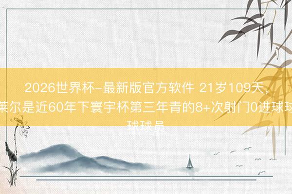 2026世界杯-最新版官方软件 21岁109天,居莱尔是近60年下寰宇杯第三年青的8+次射门0进球球员